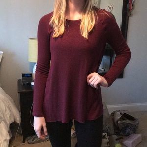 AE burgundy sweater